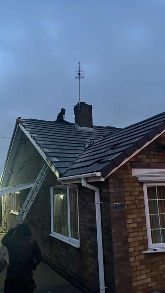 chimney repaired and repointed in Nuneaton